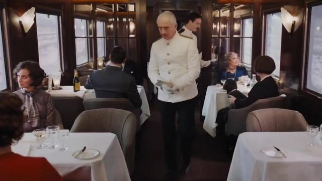 The journey from London to Venice in a reproduction of the Orient Express, part of the Crime of the Orient-Express