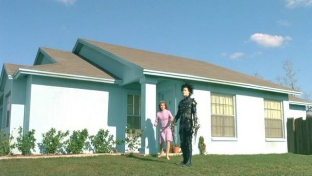 The house in Florida, Peg Boggs (Dianne Wiest) in Edward scissorhands