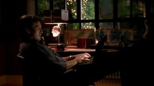 La lampe tête de mort de Richard Castle (Nathan Fillon) dans Castle