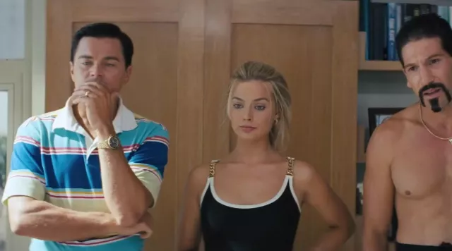 The Tag Heuer gold watch worn by Jordan Belfort (Leonardo DiCaprio) in the movie The Wolf of Wall Street
