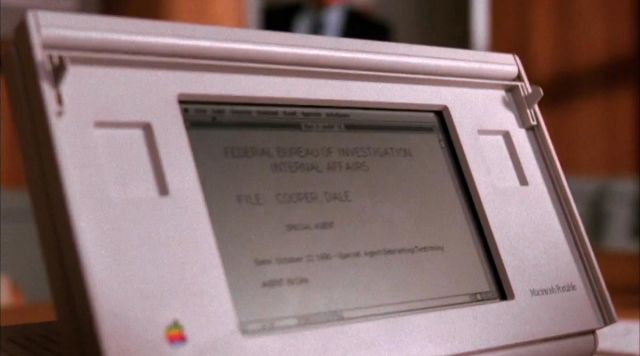 Le portable Macintosh dans Twin peaks