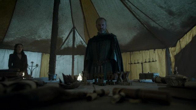 La carte de Wetseros et Esos dans Game of Thrones S01E01
