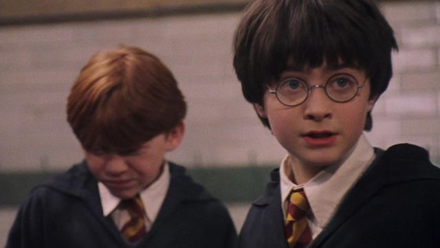 Les lunettes rondes de Harry Potter (Daniel Radcliffe) dans Harry Potter à l'école des sorciers