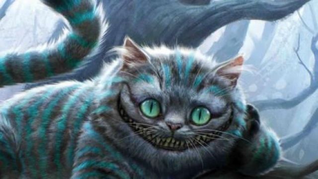 The Replica Mini Video Of The Cheshire Cat In The Movie Alice In Wonderland Spotern