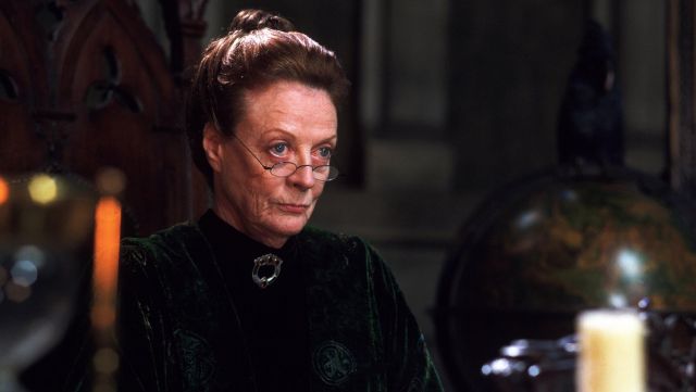 Les lunettes de vue de Minerva McGonagall (Maggie Smith) dans Harry Potter à l'école des sorciers