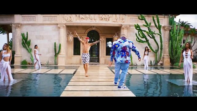 The storm blue in the movie clip I m the One DJ Khaled