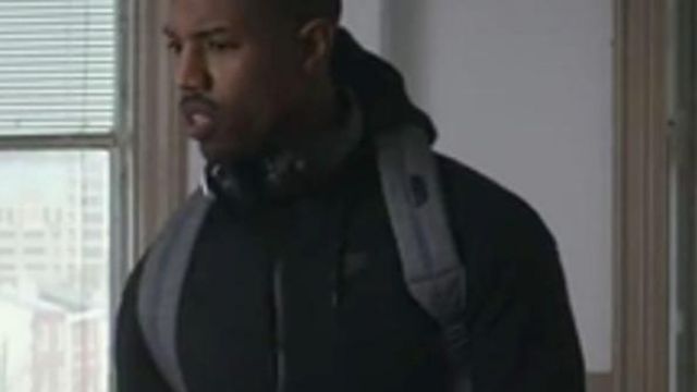 Registrarse rima Persona a cargo The jacket jogging Nike black worn by Adonis Creed (Michael B Jordan) in  Creed : The legacy of Rocky Balboa | Spotern