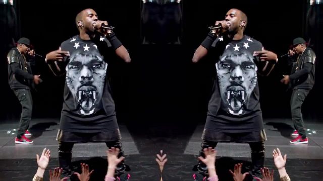 Les sneakers Nike Air Jordan 1 Retro High OG "Banned" de Kanye West dans le clip Ni**as In Paris de Jay-Z & Kanye West
