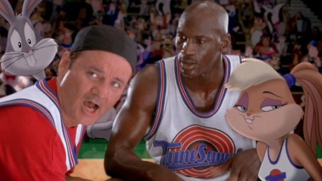 The jersey basketball Tune Squad worn by Michael Jordan in Space Jam