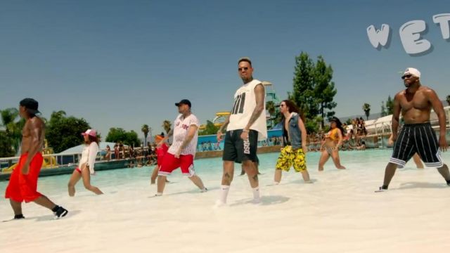 Les sneakers Vans Old Skool high dans le clip Pills & Automobiles de Chris Brown