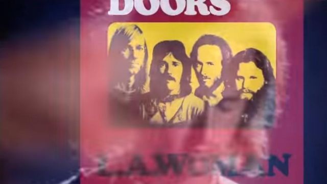 The vinyl "L. A Woman" of the group The doors in When you're strange