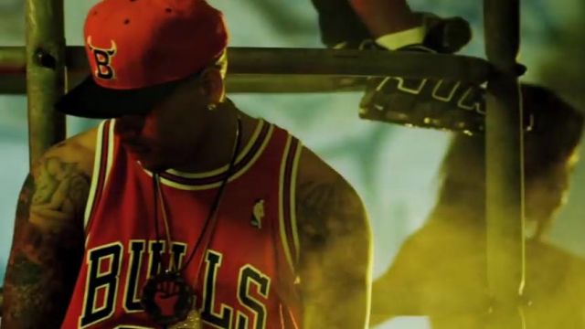 Les sneakers Nike Air Uptempo 96 dans le clip Look At Me Now de Chris Brown