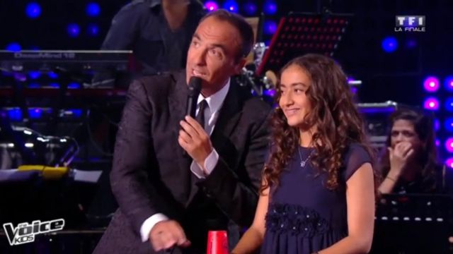 The dress Betyssam in The voice kids of the 30/09/2017