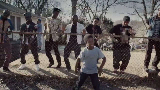 The pair of Nike Air Jordan 4 Retro in the clip We Dem Boyz of Wiz Khalifa