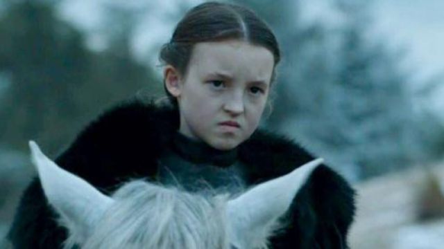 Le costume de Lyanna Mormont (Bella Ramsey) dans Game of Thrones S06E10