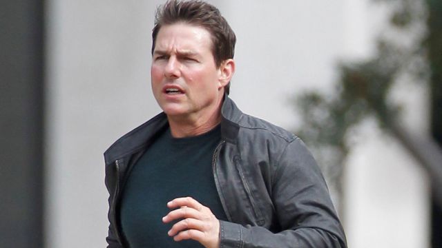 The Leather jacket Jack Reacher (Tom Cruise) in Jack Reacher 2 : Never go back