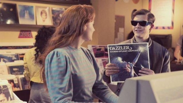 The vinyl Dazzler "sounds of light and fury" in X-Men: Apocalypse