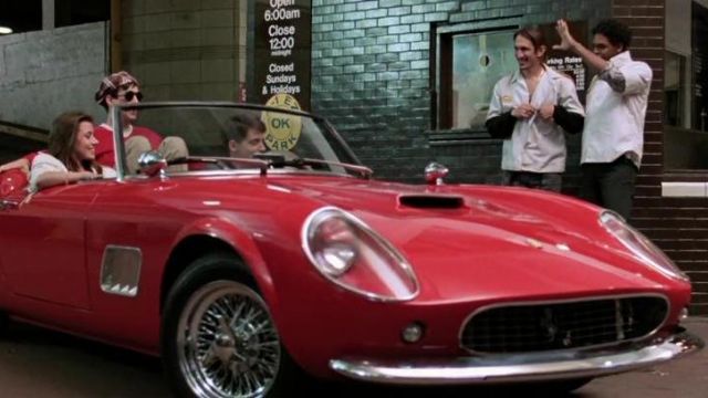 The Ferrari 1963 Modena Spyder California in The Crazy Day of Ferris Buller