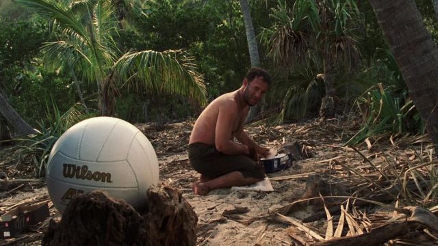 The ball volleyball Wilson Chuck Noland in Alone in the world