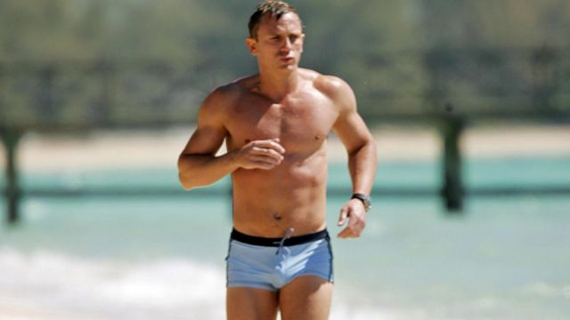 The swimsuit boxer GrigioPerla of James Bond (Daniel Craig) in Casino Royale