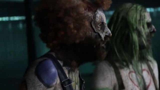 Le masque de clown de Schizo-Head joué par David Ury dans le film 31 de Rob Zombie.