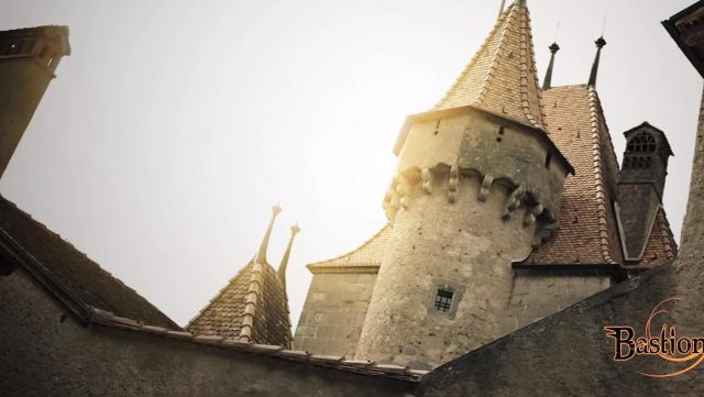 The turrets of the Castle of Aigle in Switzerland, the Bastion Craftemine in the season 8 Noob