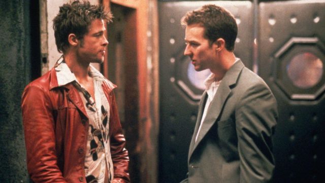 La veste en cuir rouge de Tyler Durden (Brad Pitt) dans le film Fight Club