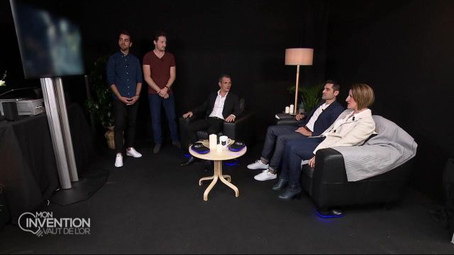 Los vibradores Immersit vibes de Valentin & Valentin en el espectáculo Mon invention vaut de l'or del 4 de octubre de 2017