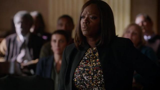 The skirt Victoria Beckham of Annalise Keating (Viola Davis) in How to get away with murder S04E02