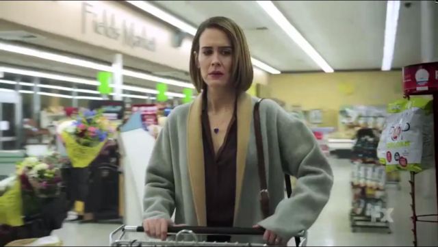 The coat Barneys New York Ally Mayfair-Richards (Sarah Paulson) in American Horror Story Cult season 7