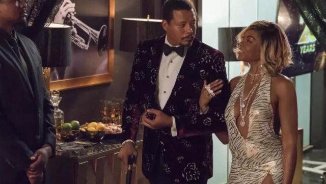 Le blazer Alexander McQueen de Lucious Lyon (Terrence Howard) dans Empire S04E01