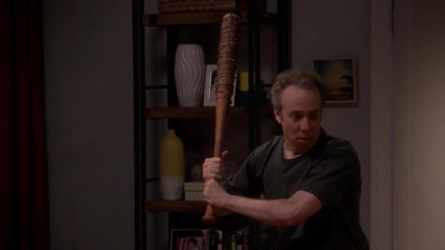 The Walking Dead Negan's Bat Lucille of Stuart Bloom (Kevin Sussman) as seen in The Big Bang Theory S10E18
