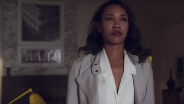 The white blouse, Wilfred Free Iris West (Candice Patton) in The Flash S04E01
