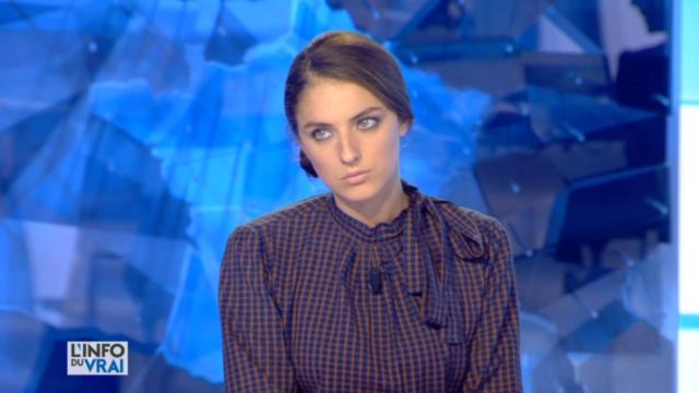 The blouse plaid Camille Lavabre in the weather of The info of the true of the 05/09/2017