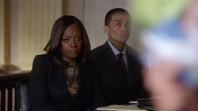 The black blazer Escada of Annalise Keating (Viola Davis) in How to Get ...