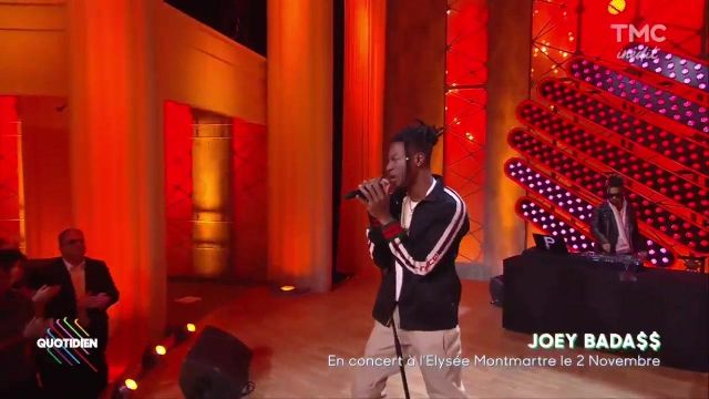 La canción Temptation interpretada por Joey Bada$$ en el programa del 23 de octubre de 2017