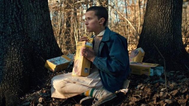 Converse Unisex Chuck Taylor All Star HI Top sneakers worn by Eleven (Millie Bobby Brown)  in Stranger Things Season 1 Episode 4