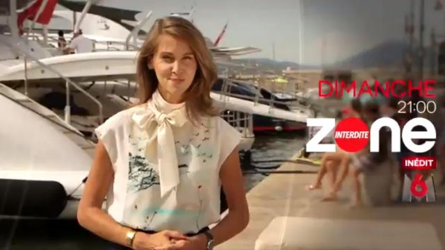 The silk blouse printed Ophelia Miller in Prohibited Area of the 03/09/2017