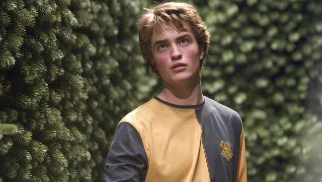 The T-shirt of the tournament of the 3 witches of Cedric Diggory (Robert Pattinson) in Harry Potter and the goblet of fire