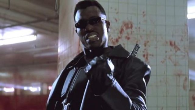 Leather Coat worn by Eric Brooks (Wesley Snipes) as seen in Blade