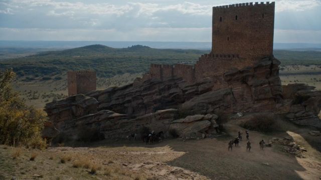 The Castillo de Zafra in Spain serves as a backdrop to The Tower of Joy in Game of Thrones S06E10