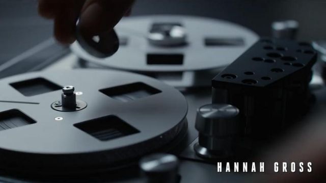 The tape recorder tape in the opening credits of the series Mindhunter