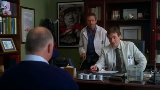 the poster of the film Touch of Evil, in the office of Dr Wilson (Robert Sean Leonard) on House md