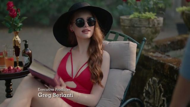 The red bathing suit-Robin Piccone of Cheryl Blossom (Madelaine Petsch) in Riverdale S02E06