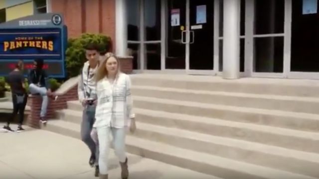 Camisa a cuadros de Maya Matlin (Olivia Scriven) en Degrassi: Next Class S03E04