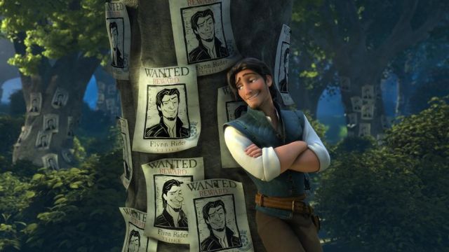 L'affiche "Wanted" de Flynn Rider dans Raiponce