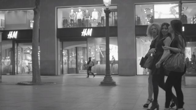 The H&M store on the Champs Elysées in Paris seen in the movie clip Little Prince Sadek