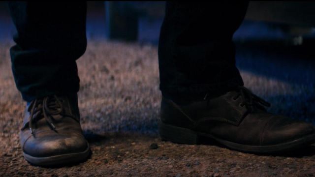 Boots Frye of Wolverine / James Howlett (Hugh Jackman) in Logan