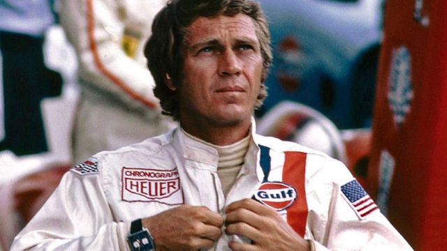 The pilot jacket white, Michael Delaney (Steve McQueen) in Le Mans