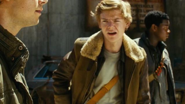 Jacket with Fur Collar worn by Newt Thomas Brodie Sangster as